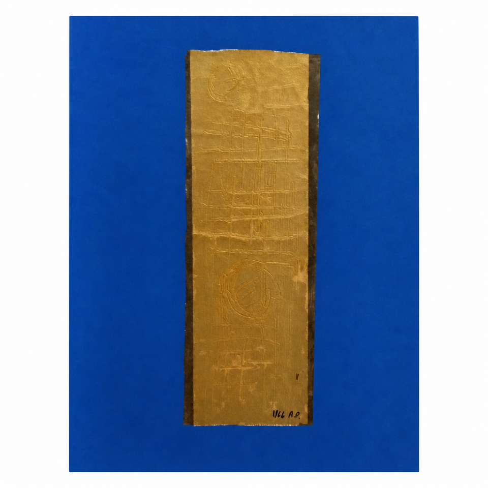ASO-0024, Denominazione catalografica dell’Archivio: Oro nel blu, Augusto Salvatore Oppo