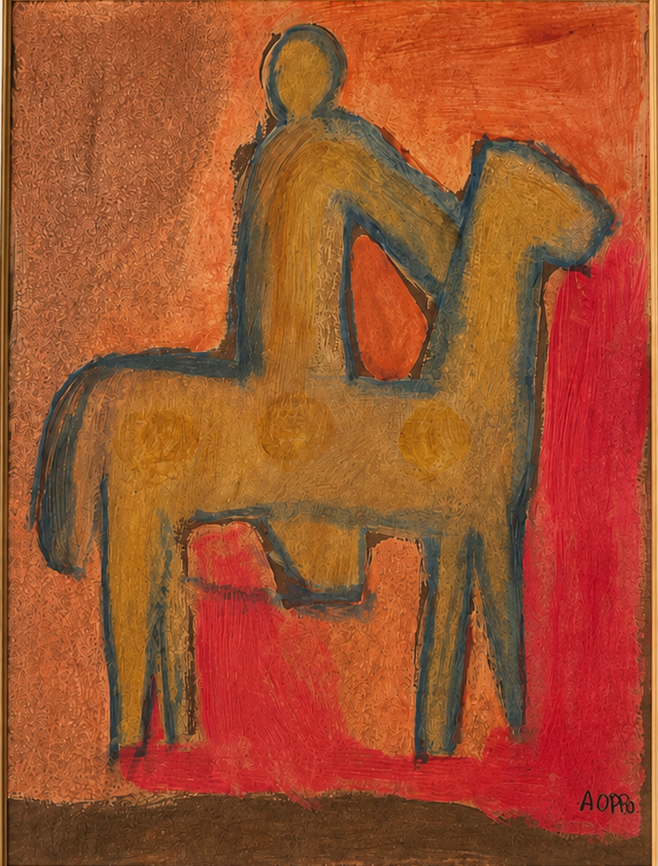 ASO-0080, تسمية فهرسية وضعها الأرشيف: الفارس الأحمر, Augusto Salvatore Oppo
