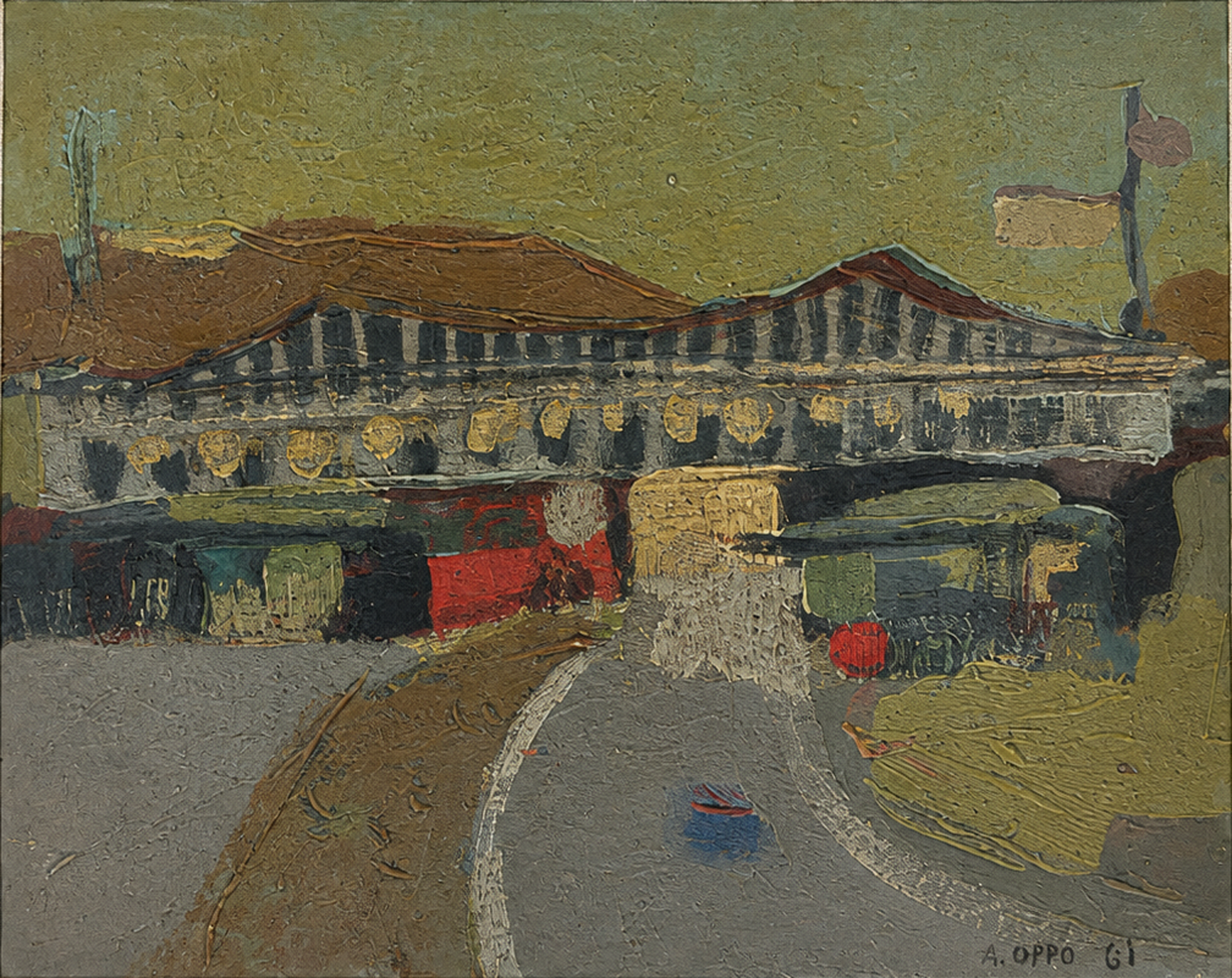 ASO-0077, Denominazione catalografica dell’Archivio: La casa sulla curva, Augusto Salvatore Oppo
