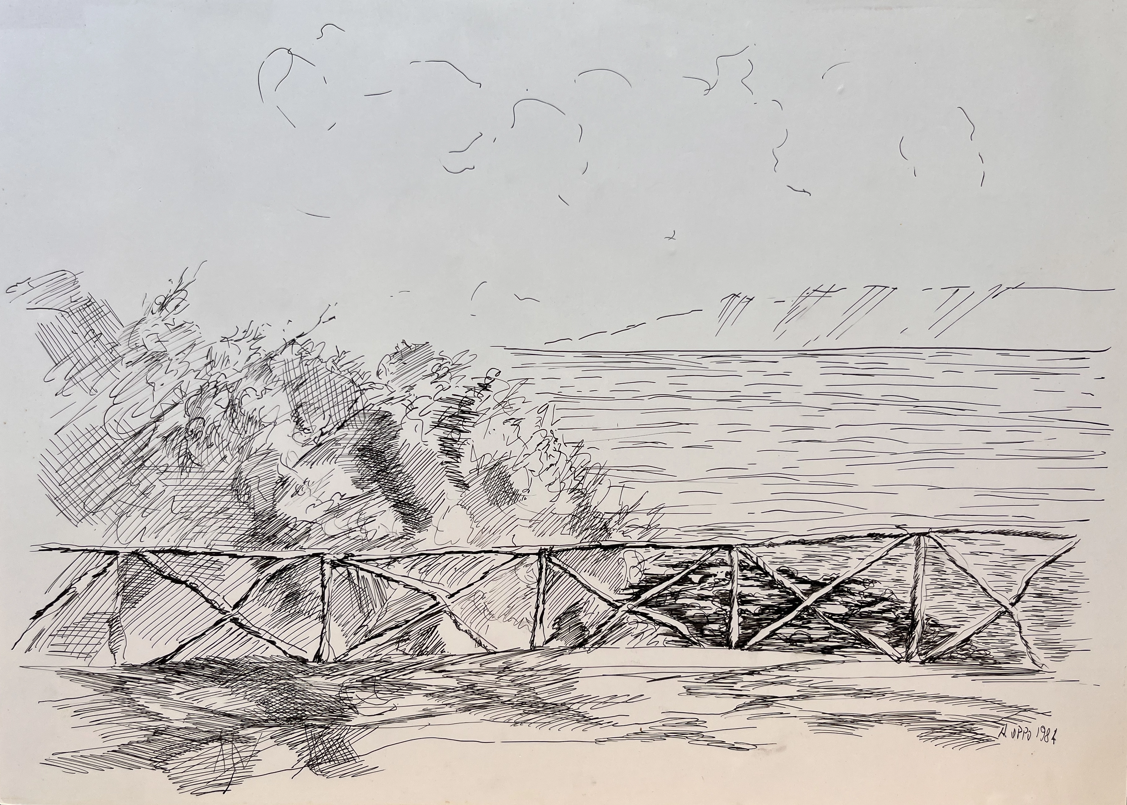 ASO-0279, Denominazione catalografica dell’Archivio: Mare non disegnato, Augusto Salvatore Oppo